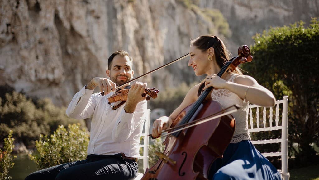 Fedon and Maria playing